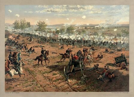 Facts about Battle of Gettysburg - Battle of Gettysburg